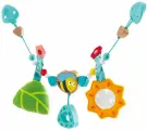 Игрушка подвесная HAPE цепочка для колясок Шмель E0021_HP