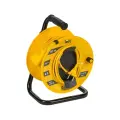 Удлинитель на катушке IEK GARDEN, 30м, 1300Вт, IP20, 2х0.75мм2 ПВС, 1 розетка, желтый, без заземления