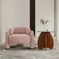 Кресло дизайнерское CHICCO, велюр Arben DREAM цвет java, 70x80x75 см