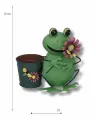 Фигурка для сада Лягушка с горшком