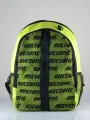 Рюкзак с уплотнённой спинкой сакси Т2121 5 40см (со светоотражающими элементами) лайм (п/упаковка), 1 шт