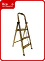 Стремянка алюминиевая LWI Комфорт 3 ступени, GOLD LWI-К03GOLD