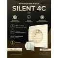 Вытяжной вентилятор бесшумный 100 с обратным клапаном SILENT 4C Ivory