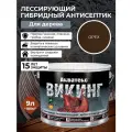 Антисептик для дерева викинг Акватекс биоцидная пропитка гибридная лессирующая 9 л орех