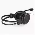 Гарнитура A4Tech HU-30, проводная, накладные, USB, 2.0, 1.8м, черная