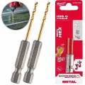 Сверло по металлу Milwaukee RedHEX HSS-G TiN Покрытие из нитрида титана