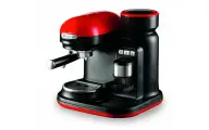Поршневая кофемашина Ariete 1318/00 Moderna 1080 Вт, 15 бар, 0,8 л цвет черный/красный