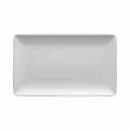 Блюдо прямоугольное Тэйст, фарфор, длина 27, ширина 16,8см, белый