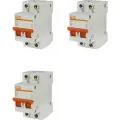 Автоматический выключатель TDM ВА47-63 2P 50А характеристика C (комплект из 3 шт)