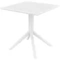 Стол садовый пластиковый Siesta Contract Sky Table 70, белый