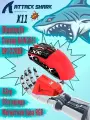 Мышь игровая Attack Shark X11 док-станция, беспроводная, Bluetooth + 2.4Ghz USB, 22000 Dpi, красный