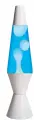 Лава-Лампа Конус Белая/Синяя 38 см (белый корпус)