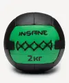 Медбол INSANE IN24-WB100, 2 кг, зеленый