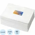 Салфетка спанлейс 45x90 см, белый, пл.60, тиснение, 50шт/уп, 10265