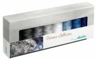 Amann Group Mettler SFC8WINTER Набор с нитками Silk Finish Оттенки Зимы в подарочной упаковке, 8 катушек, №50