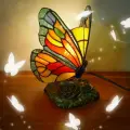 Настольная Лампа Тиффани/Украшение интерьера/форма бабочки/23cm