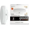 Лампа светодиодная LED 11 Вт 810 Лм 3000К теплая GX53 таблетка Elementary Gauss (упаковка 6шт)