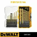 DEWALT Набор сверл по металлу кобальт 21 штук (1.6-12.7 мм) DW1361