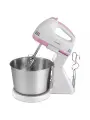 Миксер кухонный стационарный LUMME LU-MX1870B, нержавеющая сталь, розовый