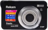 Цифровой фотоаппарат Rekam Presto zoom 850 bl, черный