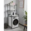 Стеллаж с полками над стиральной машиной, 68х60х180 см, Белый
