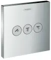 Переключатель потоков Hansgrohe ShowerSelect Trio/Quattro 15764000 на три потребителя, хром