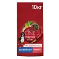 Purina ONE 10 кг сухой корм для собак, для средних и крупных пород, с говядиной и рисом