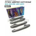 Ручки дверей наружные Рысь для а/м 2109-21099, 2114-2115, евро, комплект 4 штуки - Кварц