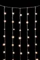 Гирлянда штора Quality Light 2*2 м, 400 экстра теплых белых LED ламп, прозрачный ПВХ, соединяемая, IP20, Laitcom PCL400NOT-10-2EWW