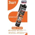 Герметик кровельный каучуковый Tytan Professional прозрачный 310 мл (3 шт.)