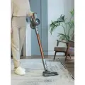 Пылесос вертикальный беспроводной мощность 240Вт, 3 насадки, 3 режима, Turbo-щетка, вертикальная парковка, GARTZ VVO221T StickPro, для дома, сухая уборка, LED дисплей