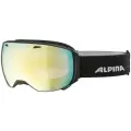 Маска горнолыжная ALPINA Big Horn QV Black Matt/Gold S2-S3 (US: L)