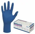 Перчатки латексные смотровые, комплект 25 пар (50 шт.), неопудренные, сверхпрочные, L, DERMAGRIP High Risk, D1403-14