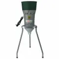 Зернодробилка HobbyFarm EM-25WL, на ножках для измельчения зерна электрическая с функцией мельницы / в комплекте 4 сита