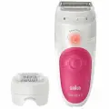Эпилятор Braun Silk-epil S5 SES 5-600 белый/розовый