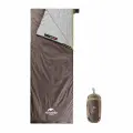 Мешок спальный Naturehike NH21MSD09 мини LW180, размер XL, коричневый, молния слева, 6927595777985L