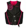 Спасательный жилет неопрен женский O'Brien VEST TRADITIONAL WMS PINK черно-розовый размер XS (2232140)