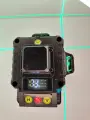 Лазерный уровень зеленый луч 4D 16 линии с ЛЕД дисплеем индикатор заряда