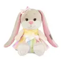Мягкая игрушка Jack & Lin Зайка Лин, в радужном платье, 25 см, в коробке