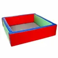 Мягкий модуль Бассейн прямоугольный, 150×150×40 см, цвет микс