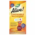 Alive! Kids chewable multivitamin, 250 мл, 250 г, 120 шт., 1 уп., апельсин