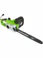 Цепная пила GreenWorks GCS2046, мощность 2000Вт, длина пильной шины 45см