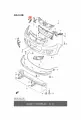 Кронштейн Пер. бампера Прав. suzuki Sx4 I 06-14(Suzuki 7173155La0)