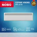 NOBO Viking NFK2S 05, премиум конвектор электрический, электрический обогреватель для дома, 0.5 кВт, высота 20 см, с термостатом.
