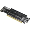 PCIe4.0 Раздельная карта расширения PCIe X16 - M.2 Nvme SSD адаптер PCIe X16 - X8+X4+X4 Quad Vroc .2 Nvme порт