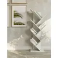 Стеллаж напольный, Этажерка Ангелина, 7 полок, белый, ЛДСП Egger