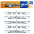 5шт/уп. Лампа Галогенная Линейная 100Вт 220-240V R7s LINE 1500Лм 3000К D-12mm L-78mm Диммируемая Свет Теплый белый Foton Lighting, уп. 5шт