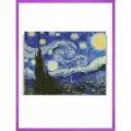 Алмазная мозаика на подрамнике - вышивка Ван Гог - Звездная Ночь 40 х 50 см