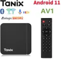 Tanix W2 2/16 Gb. Смарт ТВ приставка для телевизора с прошивкой SlimBox ATV 4K /Smart TV/Android 11/WI-FI 2.4&5G