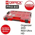 Органайзер для инструментов Qbrick System PRO ORGANIZER 200 RED UHD
